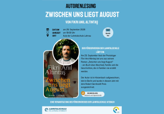 Förderverein der Lahntalschule Lahnau lädt zur Autorenlesung mit Preisträger Fikri Anıl Altıntaş